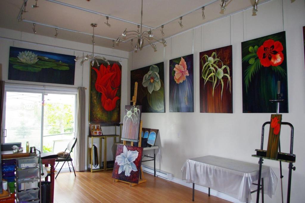Atelier Galerie Anne Drouin Peinture&Pension Sainte-Julie Exterior foto